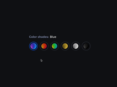 Radio buttons animation color radiobuttons selecting ux