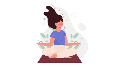 Yoga Animation animation design illustration motion design motion graphics