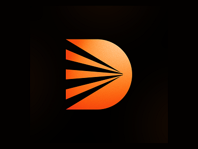 D Logo (For Sale) branding gradient logo it logo logo startup logo