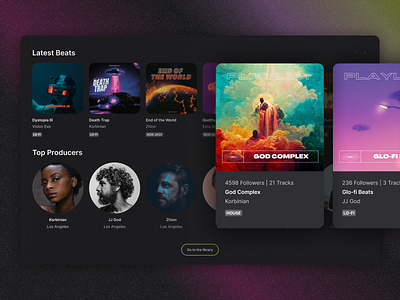 Beats Library - Desktop branding design music product design ui ux