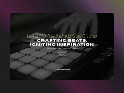 Beats Library - Desktop branding design music product design ui ux