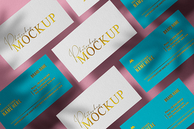 Free Embossed Business Card Mockup PSD business card business card mockup card free mockup freebies mockup mockup design mockup psd psd mockup