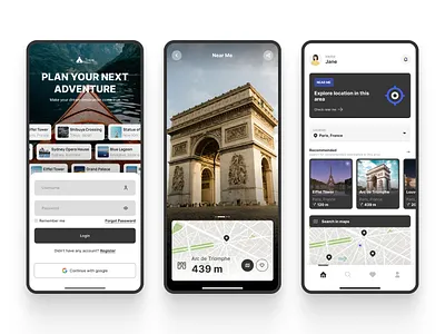 Trave - Travel App apps exploration home login mobile mobile app mobile apps travel travel app ui user experience user interface ux visual