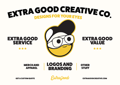 Extra Good Creative - Advertisement advertisement brand branding design graphic design icon illustration logo social media vector