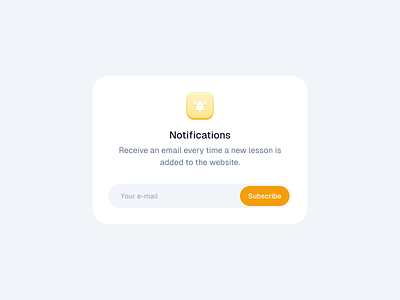 Notifications Modal alert icon modal notifications skeumorphism subscribe