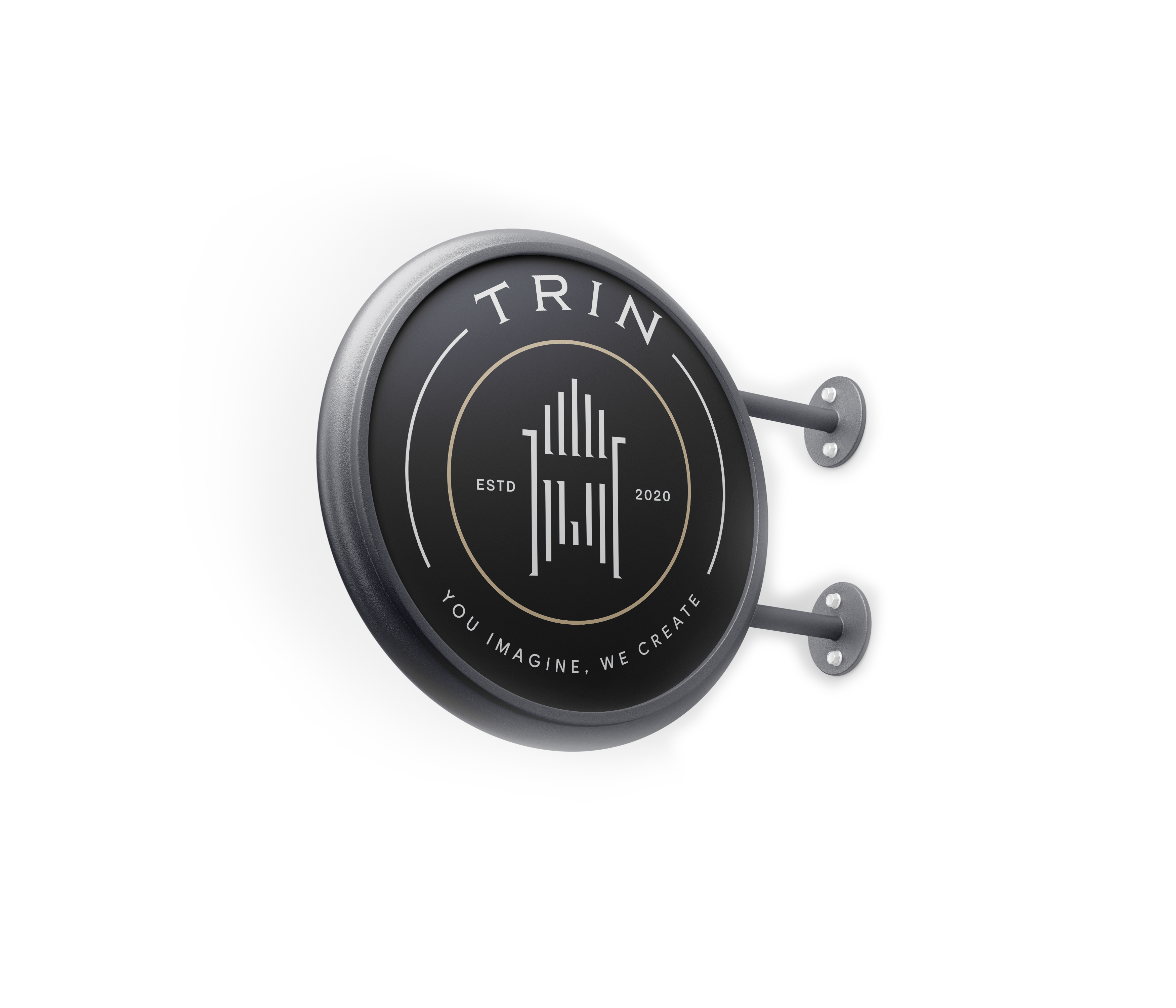 TRIN Studio Logo Branding branding freelance interior logo open project work