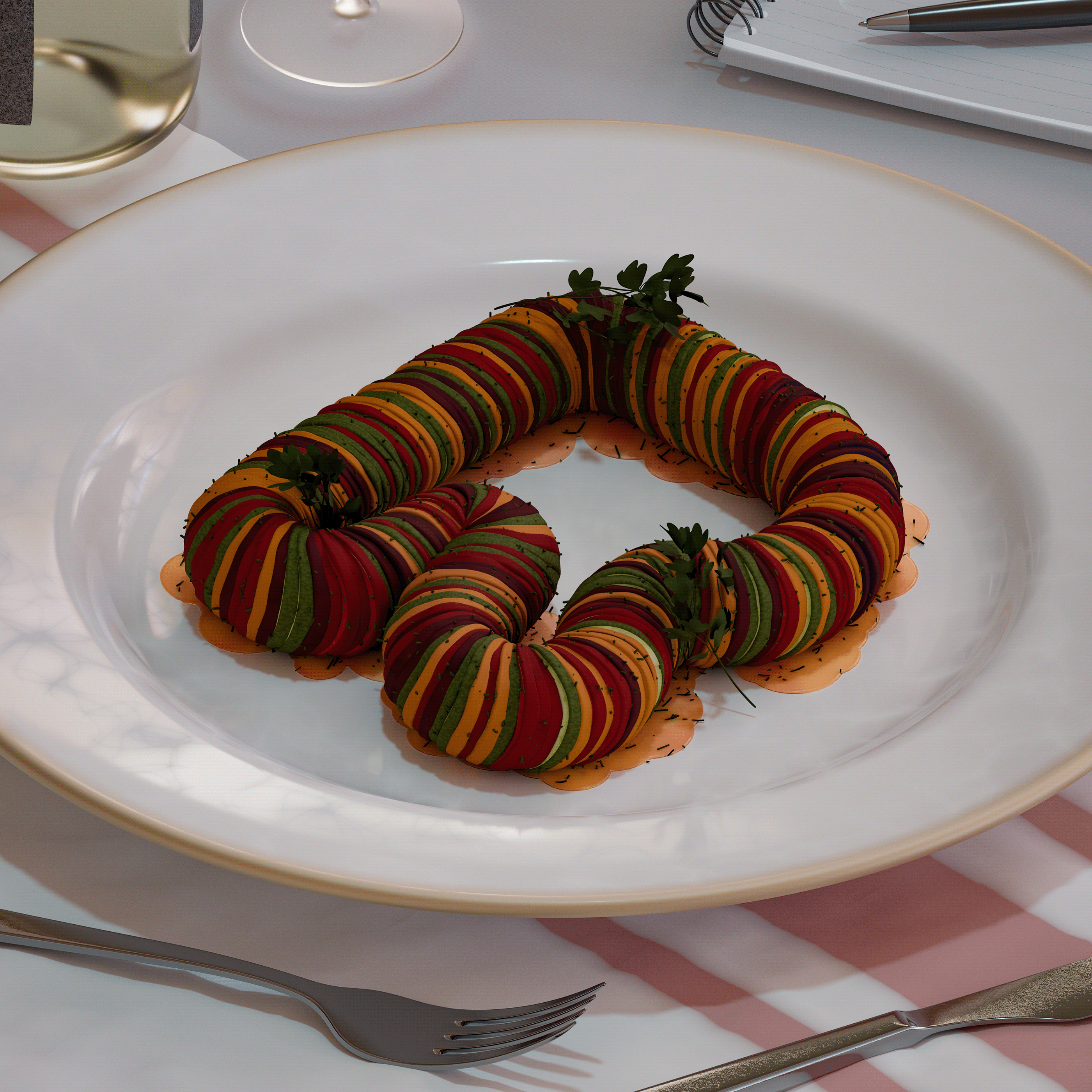 3D Alphabet | Nick Yahodin 3d alphabet cg cinema cinema4d film illustration ratatouille rozov type visualisation wnbl