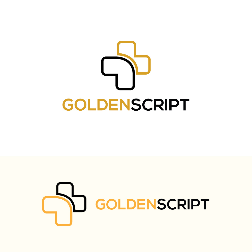 Doctor Hospital Golden Script Logo Design adobe illustrator brand design doctor logo golden logo graphic designer hospital logo logo design ideas logos logotype script logo