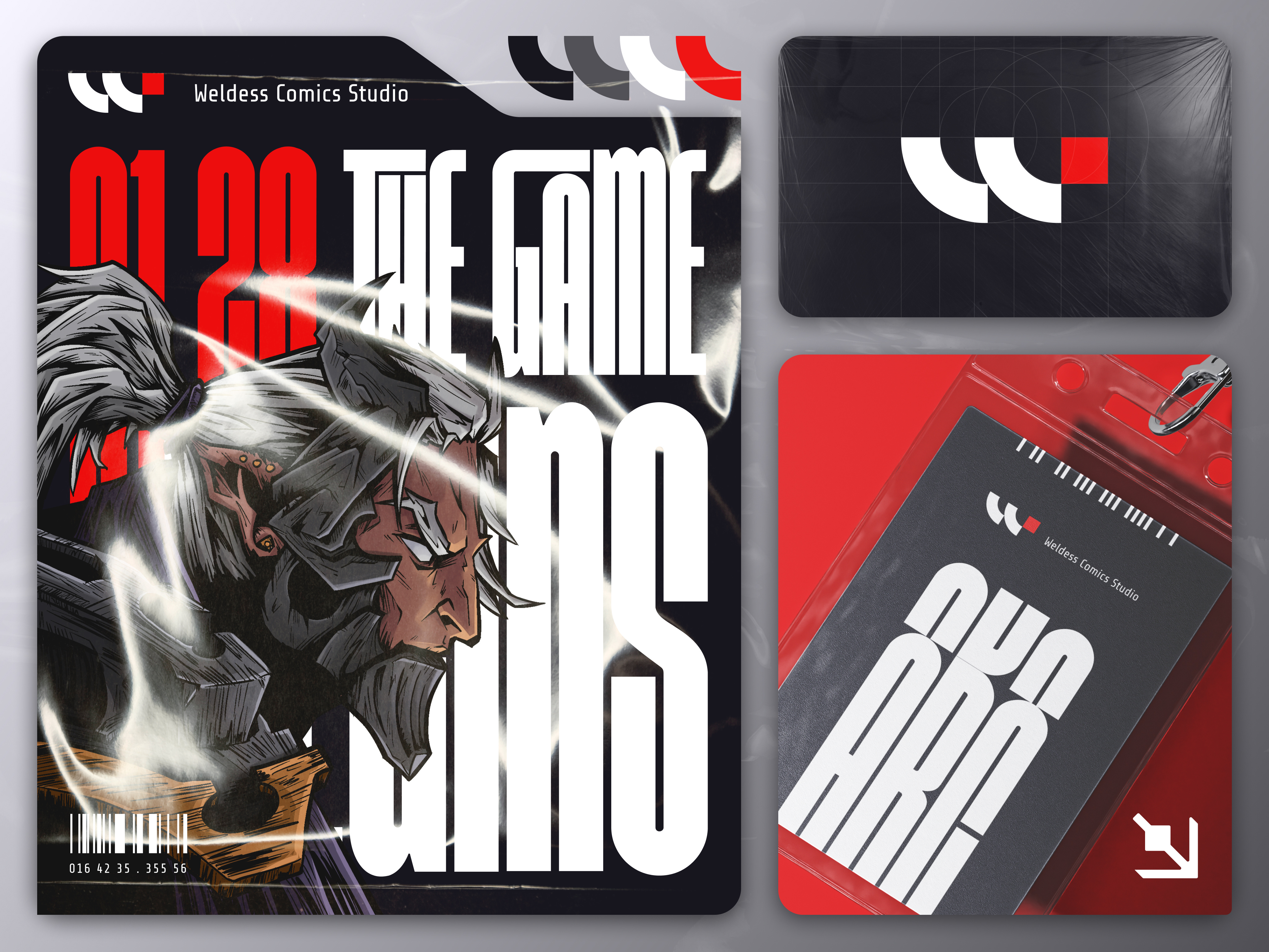 Concept Comics Studio Branding 2d art brandbook branding concept design graphic design illustration interface logo ui