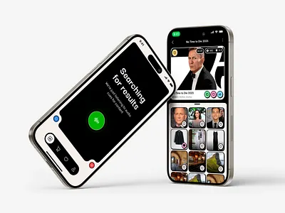 Mobile App for shopping and product research actor calendar checkout movie neobrutalism product profile search shopping