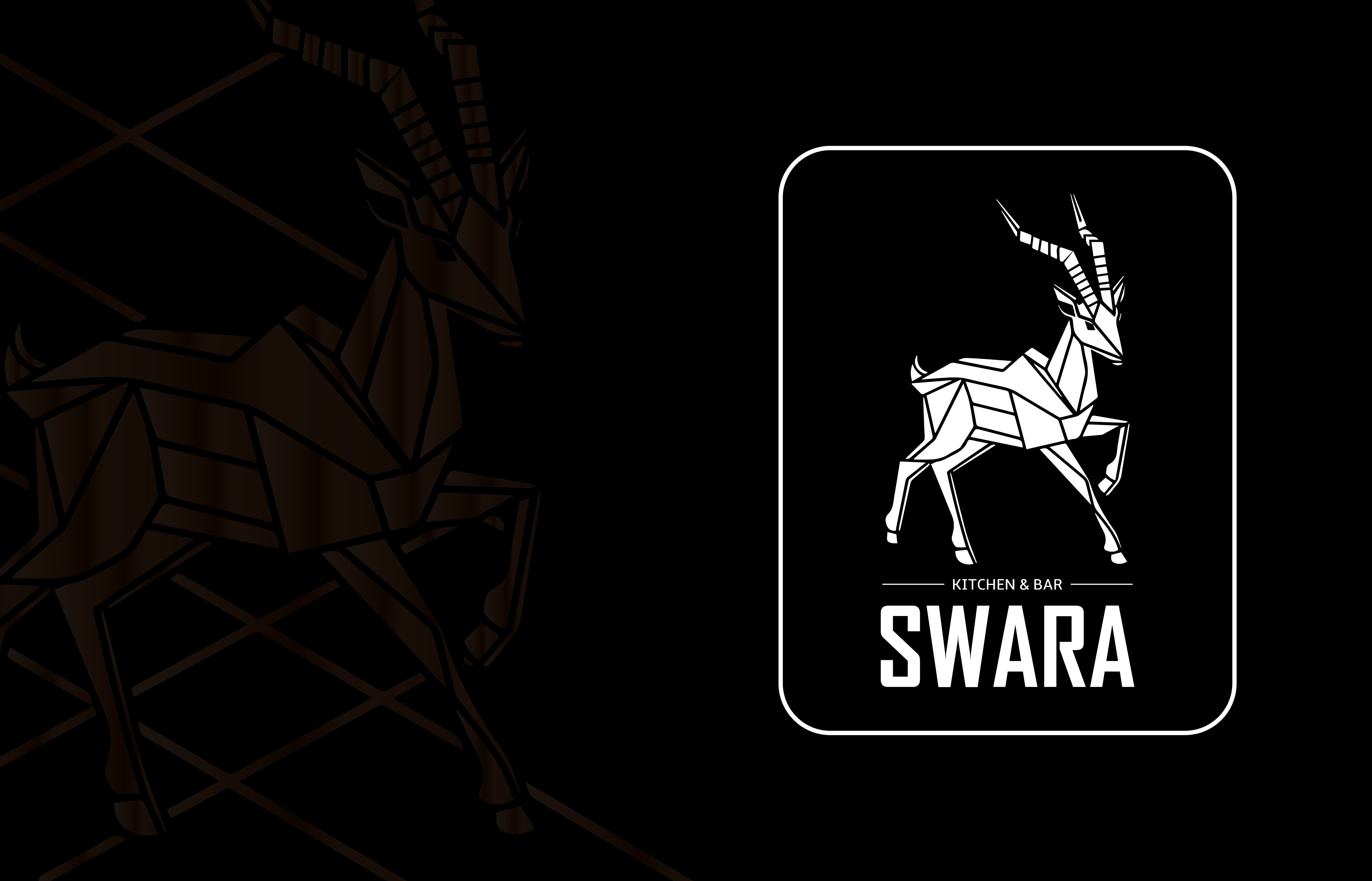 SWARA KITCHEN & BAR (ANTELOPE LOGO) by Toroitich Benett on Dribbble