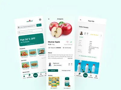 Near2Me - App Designs appdesigns applicationdesign figma shadesigns uidesign