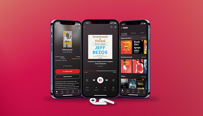 Voxa Audiobooks & E-books android app architecture audio audiobooks books ebooks flow ios product design search ui ux web