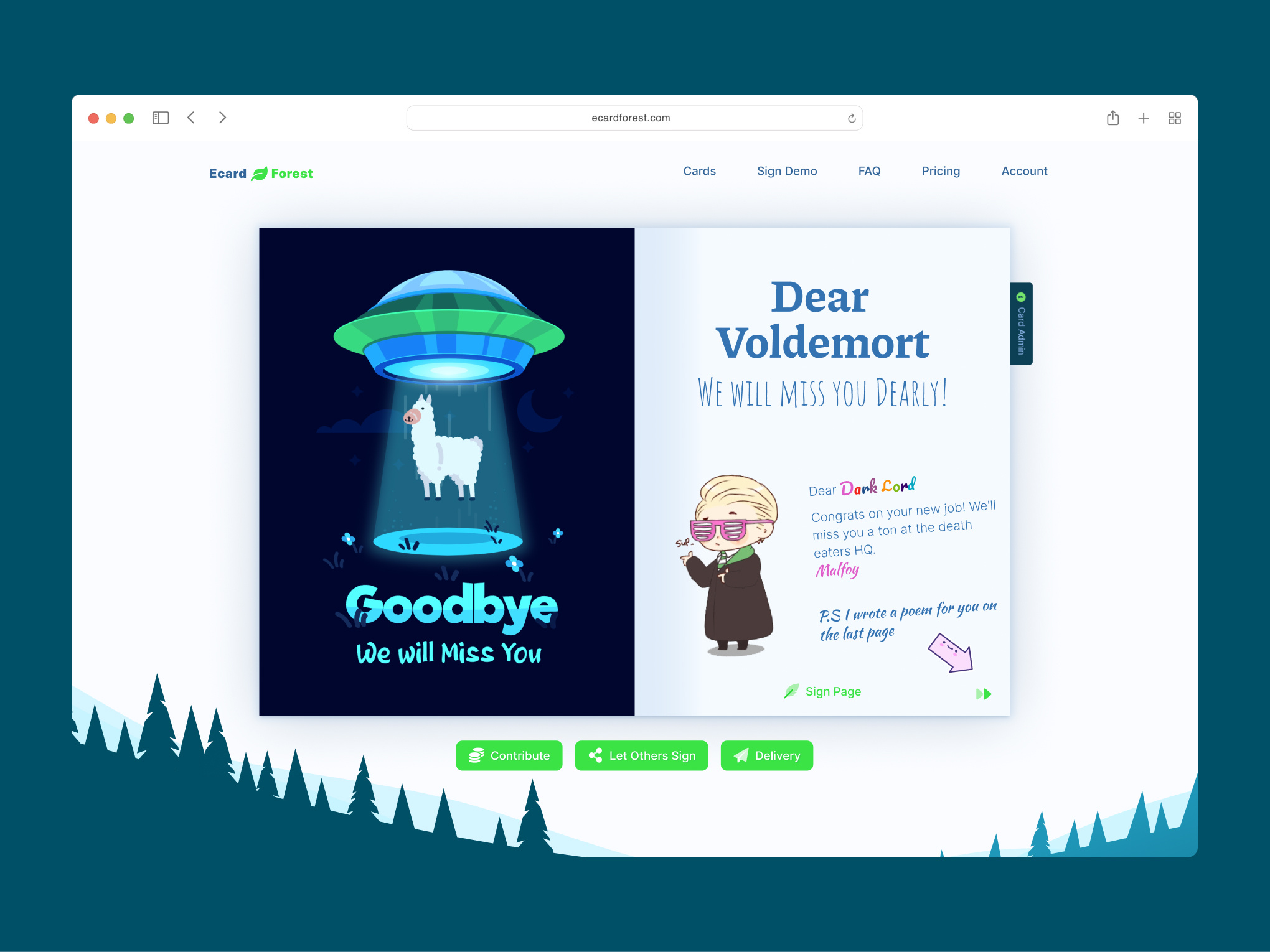 EcardForest - Digital Group Cards