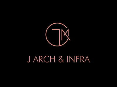 J Arch & Infra Logo Concept graphic design j logo branding j logo concept j logo design letter logo concepts logo design