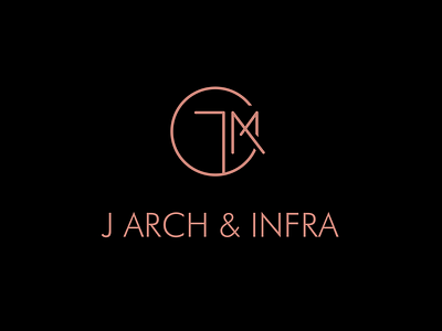 J Arch & Infra Logo Concept graphic design j logo branding j logo concept j logo design letter logo concepts logo design