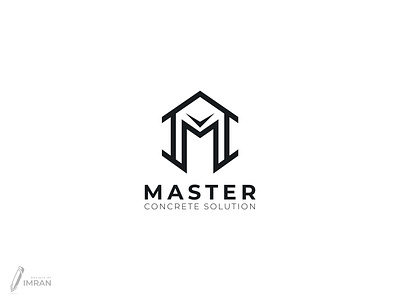 MASTER CONCRETE SOLUTION - Logo Design(Unused) app logo brand identity branding creative logo design gradient logo graphic design icon illustration logo minimal logo modern logo