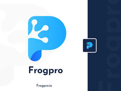 Frogpro logo design branding design digitalart graphicdesign illustration logo logo designing motion graphics typogaphy ui website