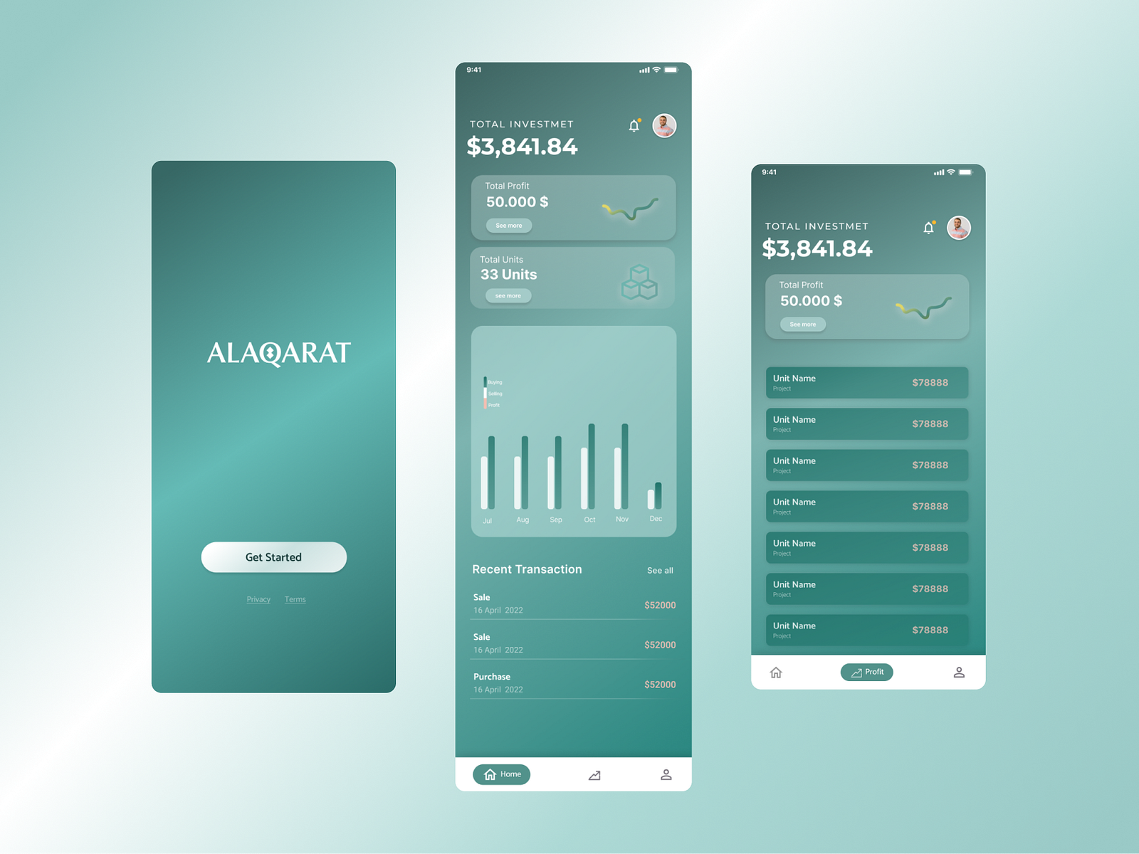 Investment App by Nermen Dashar on Dribbble