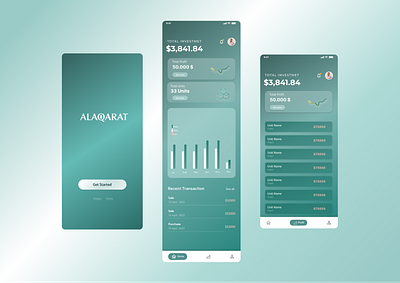 Investment App app design ui ux