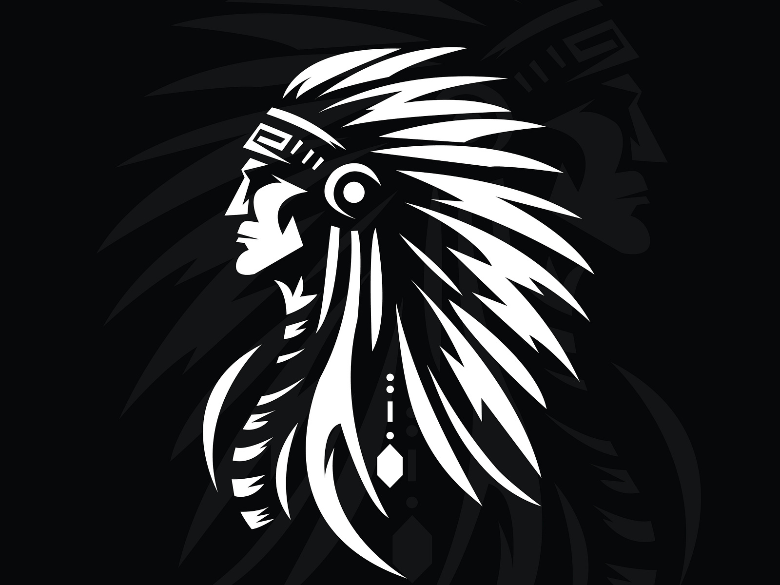 Red Indian Chief by Jhonny Jadeja on Dribbble