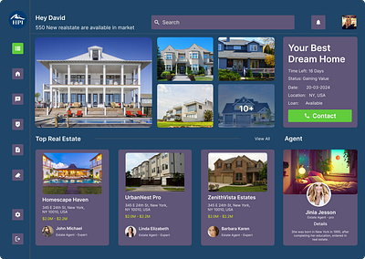 Real estate Homepage app design homepage minimal design real estate simple ui user interface ux website