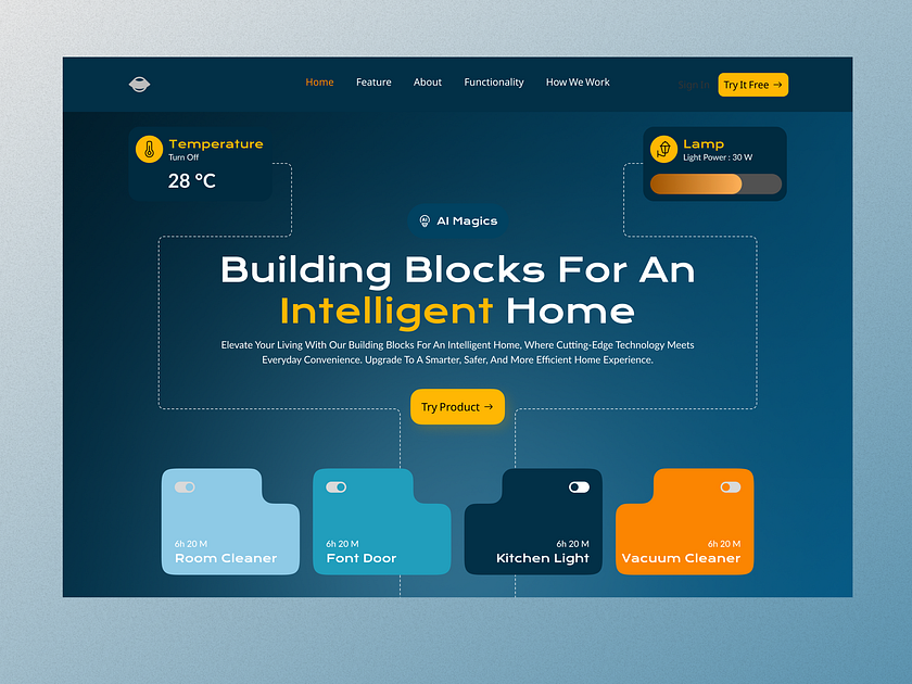Smart Home UI UX Design designs, themes, templates and downloadable ...