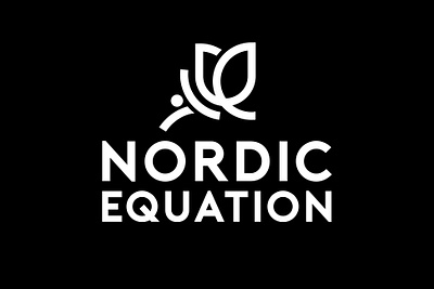 Logo for Swedish and Dutch organization the Nordic Equation corporate identity design identity logo swedish