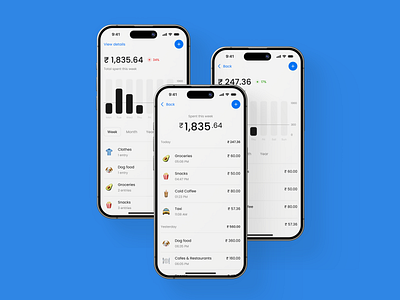 Expense Manager Application Design app app design application application design dailyui design expense manager app iphone app design ui ui design ui ux