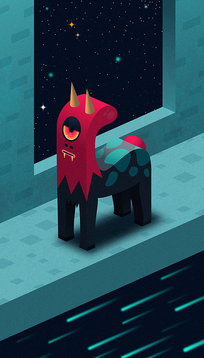 Psamathe VI adobe adobeillustrator adobephotoshop characterdesign design illustration illustrator isometric vector