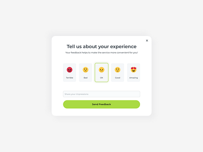 Feedback design emoji experience feedback nps product product design rating service ui web