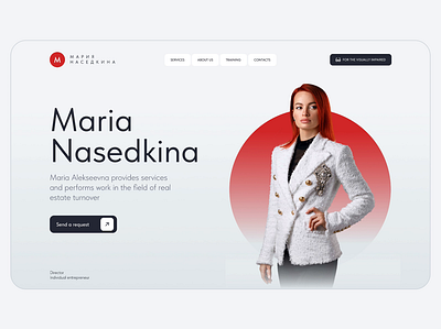 Personal website of the director of Charkk figma graphic design personal website ui webdesign website