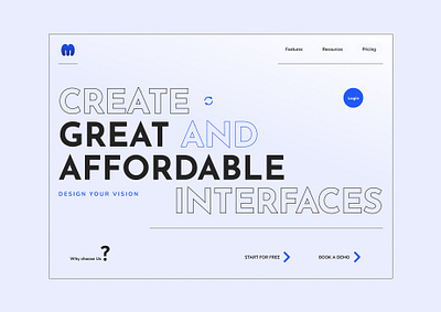 UI Template - Home Page Design adobe illustrator branding design figma graphic design prototype design template ui ux web design