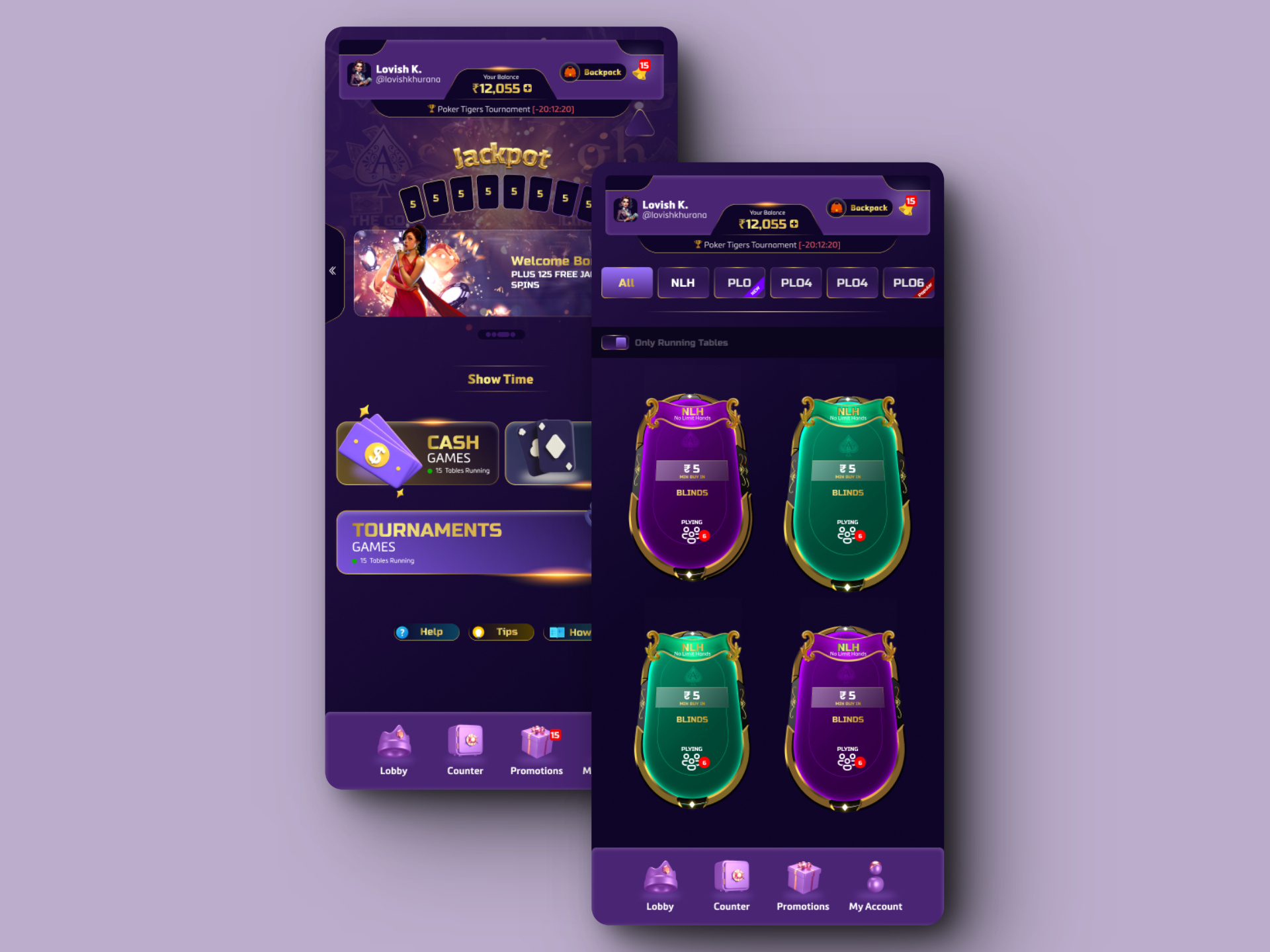 Example of Modern Games G UI Design
