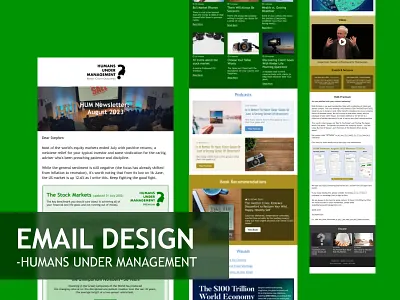 Email Design & Coding For - HUM Company convertkit template email coding email deisgn email design and code email design in figma email newsletter email template html email html email template mailchimp template responsive email design