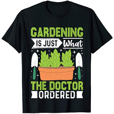 Gardening T-shirt design branding design graphic design illustration typography vector