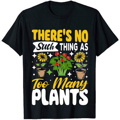 Gardening T-shirt design branding design graphic design illustration typography vector