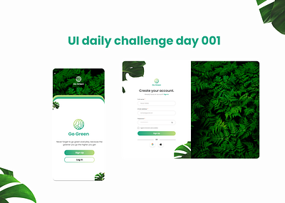 Challenge 001 | sign up dailyui design figma ui uidesign uiux