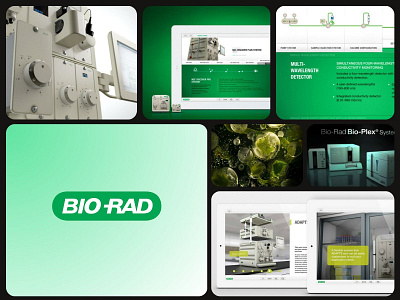 Bio-Rad 3d animation graphic design ui