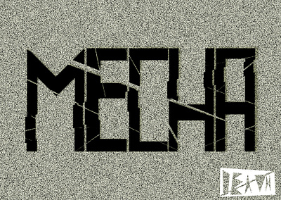 destructive font 3d branding graphic design logo student typography