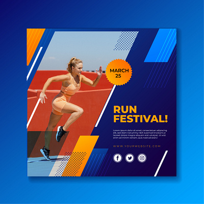 Sport banner template with photo athlete running athletics exercise fit fitness fitness banner fitness running fitness sports fitness template fitness training running running banner running exercise running sport sport sport banner template with photo sport template sport training sports banner sporty