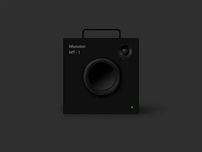 Speaker 3d 3d design dailyui graphic design mini speaker skeumorphism speaker ui ui design