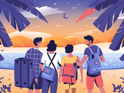 Illustration For Travel App android app design app illustration apple app graphic design illustration ios design app product design ui ui illustration ui ux design