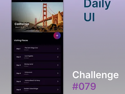 Daily UI Day 079, Itinerary app branding design graphic design logo ui ux