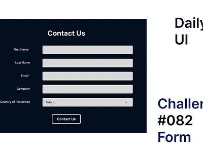 Daily UI Day 082, Form app branding design graphic design typography ui ux