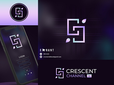 Crescent Channel - Visual Design branding design graphic design graphiceffect indonesia logo logodesign ui vector