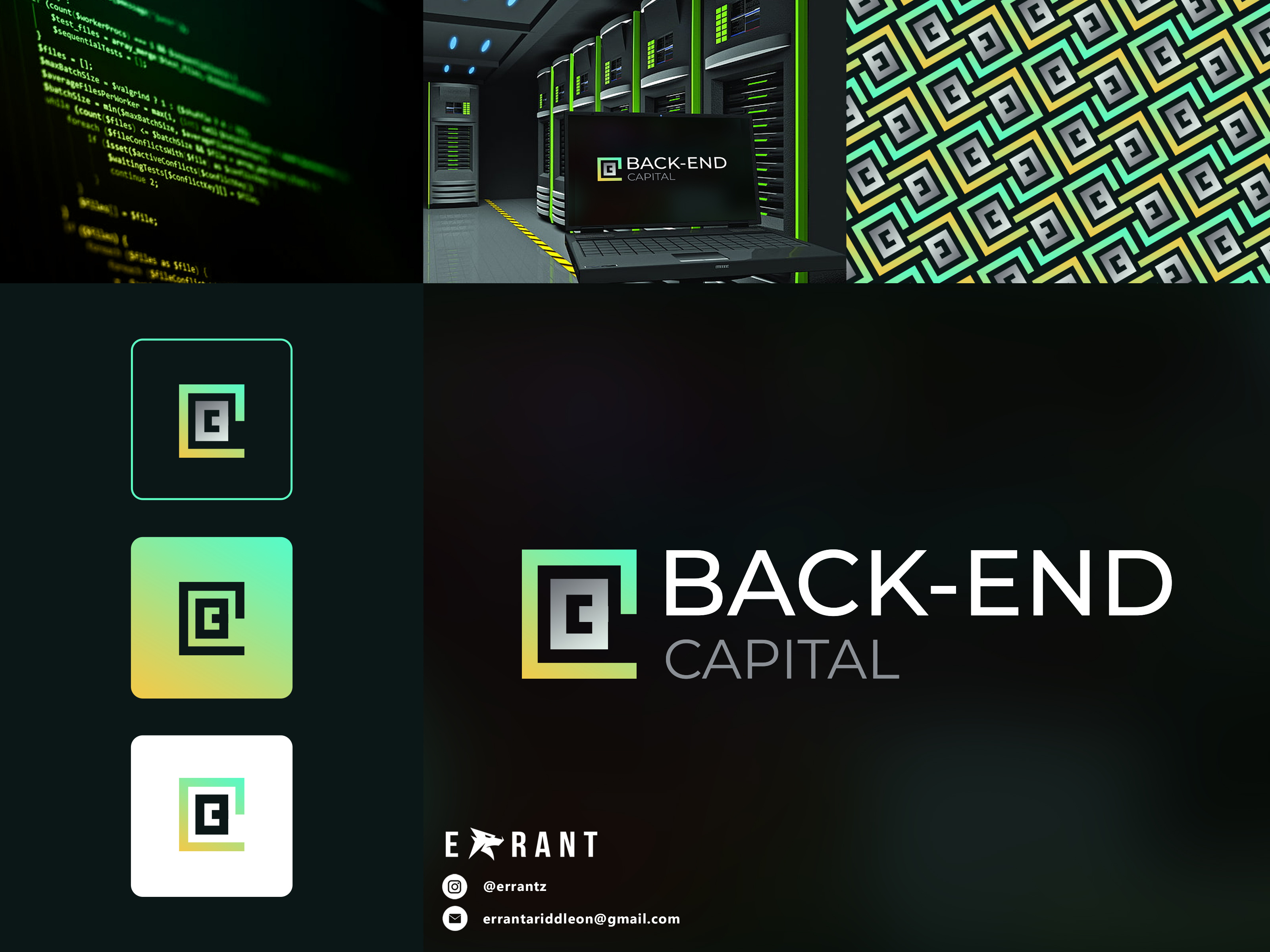 Back-End Capital - Visual Design branding design graphic design logo logodesign vector visual design