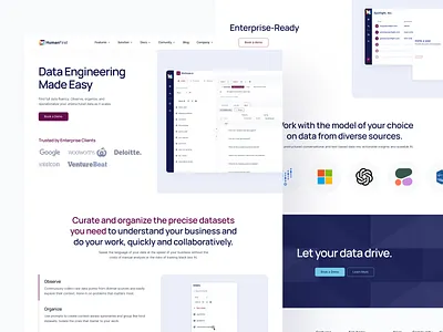 HumanFirst Brand Refresh ai b2b brand refresh branding data engineering landing page prompt engineering
