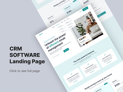 CRM Software Landing Page