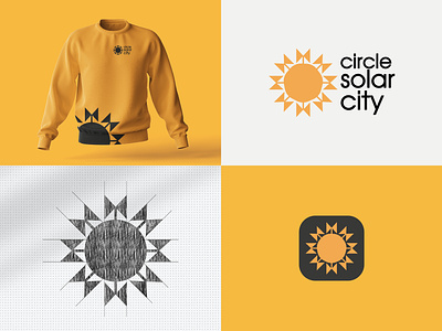 Solar Abstract Logo Design abstract logo branding design graphic design illustration logo logo design solar logo solarpanel startup logo typography vector